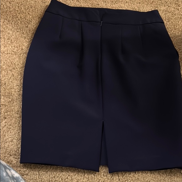 Elegant Express Navy Blue Women's Pencil Skirt - Picture 4 of 4